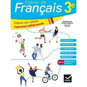 Comparateur de prix : Hatier Cahier de Français 3e Éd 2020 - Cahier de l'élève Annie Lomné (Auteur)