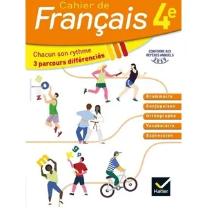 Comparateur de prix : Hatier Cahier de Français 4e éd. 2020 - Cahier de l'élève Annie Lomné (Auteur)