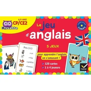 Hatier Le jeu d'anglais CP/CE2 : 5 jeux pour apprendre l'anglais en s'amusant !
