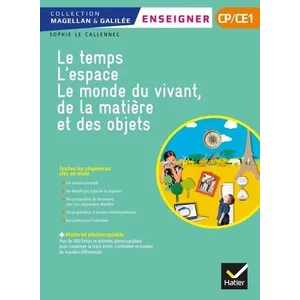 Hatier Le Temps, L'espace, Le Monde Du Vivant, De La Matière Et Des Objets pas cher