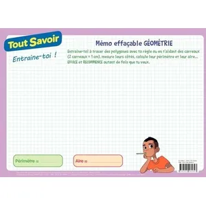 Comparateur de prix : Hatier Géométrie : mémo effaçable : CE1, CE2, CM1, CM2 COLLECTIF