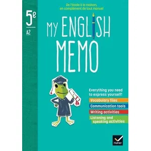 Comparateur de prix : Hatier My English Memo - Anglais 5e- Éd. 2022 Evelyne Ledru-Germain (Auteur)