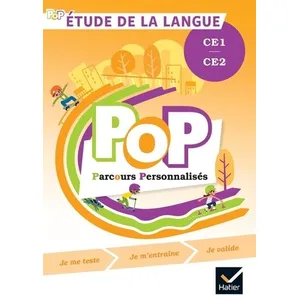 Comparateur de prix : Hatier POP : étude de la langue - CE1-CE2 - livre de l'élève (édition 2022)