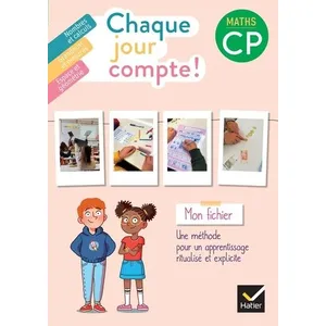 Comparateur de prix : Hatier Chaque jour compte ! maths - CP - fichier de l'élève (édition 2022)