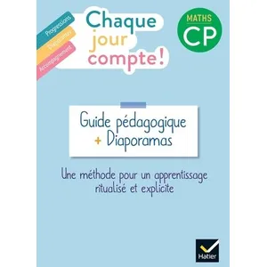 Comparateur de prix : Hatier Chaque jour compte - Maths CP Ed. 2022 - Guide bi média et accès site + PPT