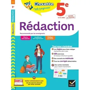 Comparateur de prix : Hatier Chouette - Rédaction 5e Anne-Marie Gorson-Tanguy (Auteur), Alexandra Pulliat (Auteur)