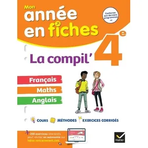 Comparateur de prix : Hatier La Compil' 4e (tout-en-un) : français, maths et anglais Collectif (Auteur)
