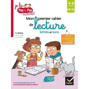 Hatier Mon premier cahier de lecture lettres et sons broché