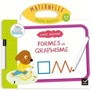 Hatier Livre ardoise Formes et graphisme PS Marie-Françoise Mornet (Auteur), Marie Morey (Auteur) pas cher