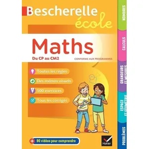 Comparateur de prix : Hatier Bescherelle école maths : du CP au CM2 : conforme aux programmes