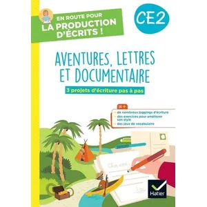 Hatier Aventure, Lettres Et Documentaire Ce2 - 3 Projets D'écriture Pas À Pas pas cher