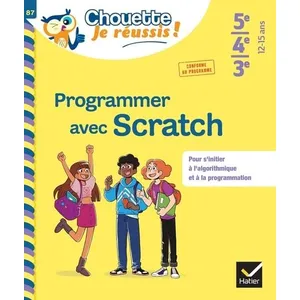 Comparateur de prix : Hatier Programmer avec Scratch - 5e, 4e, 3e - cahier de soutien en maths