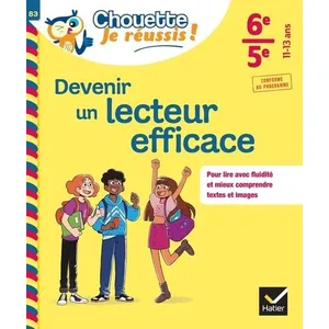 Comparateur de prix : Hatier Devenir un lecteur efficace - 6e, 5e - cahier de soutien en français