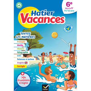 Comparateur de prix : Hatier vacances - Cahier de vacances 2025 Toutes les matières - de la 6e vers la 5e