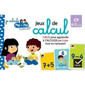 Comparateur de prix : Hatier Jeux de Maths CP avec Kim et Tom Boîte ou accessoire