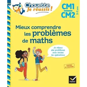 Comparateur de prix : Hatier Mieux comprendre les problèmes de maths CM1/CM2 9-11 ans