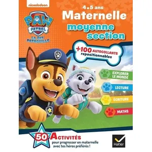 Comparateur de prix : Hatier Pat'Patrouille Tout en un MS: Avec plus de 100 autocollants repositionnables