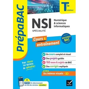 Hatier Nsi, Numérique Et Sciences Informatiques Tle Générale Spécialité pas cher
