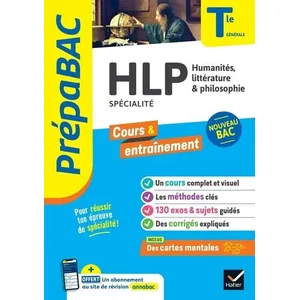 Comparateur de prix : Hatier Prépabac HLP Tle générale (spécialité) - Bac 2024: nouveau programme de Terminale