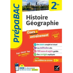 Comparateur de prix : Hatier Histoire Géographie 2de