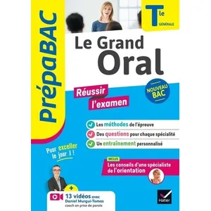 Comparateur de prix : Hatier Prépabac réussir l'examen : le grand oral - terminale générale