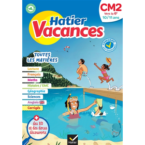 Hatier vacances - Cahier de vacances 2025 du CM2 vers la 6e 10/ 11 ans pas cher