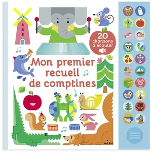 Comparateur de prix : Milan Eds Mon premier recueil de comptines. 20 chansons à écouter