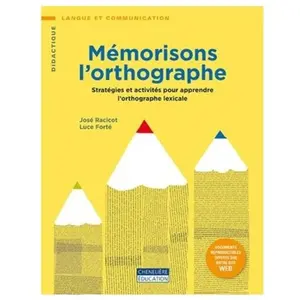 Comparateur de prix : CHENELIERE Mémorisons l'orthographe 
