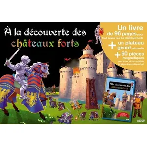 Comparateur de prix : PHILIPPE AUZOU A La Découverte Des Châteaux Forts - Avec 1 Plateau Et 62 Pièces Magnétiques