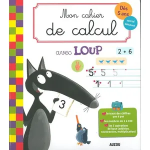 Comparateur de prix : Auzou Éditions Mon cahier de calcul avec loup