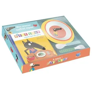 Auzou Éditions Mon premier coffret repas - à table, p'tit loup ! pas cher