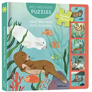 Auzou Éditions Mes premiers puzzles - sous l'eau avec kimy la loutre pas cher
