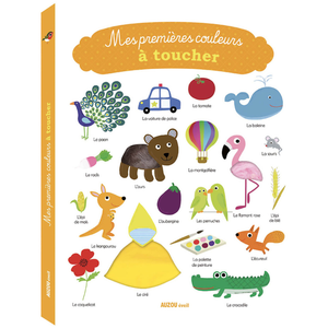 PHILIPPE AUZOU Livre Mes premières couleurs à toucher pas cher