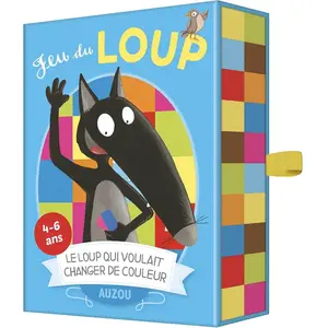 Auzou Éditions LE JEU DE CARTES DU LOUP QUI VOULAIT CHANGER DE COULEUR (Coffret) pas cher