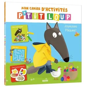 Auzou Éditions P'tit loup - Mon livre d'activités Pâques Orianne Lallemand (Auteur)