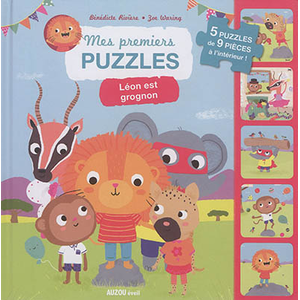 Auzou Éditions Mes premiers puzzles - leon est grognon pas cher