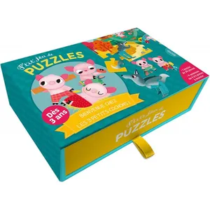 PHILIPPE AUZOU P'TIT JEU DE PUZZLES - BIENVENUE CHEZ LES 3 PETITS COCHONS ! pas cher