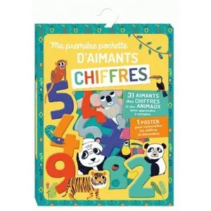 Auzou Éditions Ma Première Pochette D'aimants Chiffres - Avec 31 Aimants Et 1 Poster pas cher
