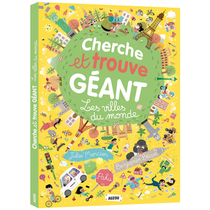 Auzou Éditions Cherche et trouve géant - les villes du monde