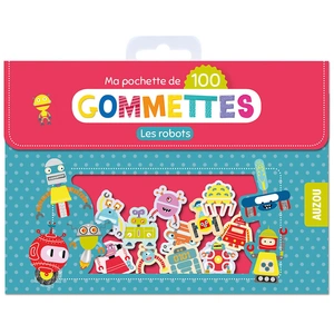 Auzou Éditions Ma pochette de gommettes - 100 robots Louise Angelicas (Auteur)