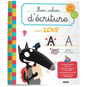 Comparateur de prix : Auzou Éditions Mon cahier d'écriture avec Loup : Dès 5 ans, spécial débutant