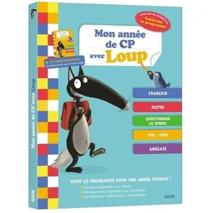 Comparateur de prix : PHILIPPE AUZOU Mon année de CP avec Loup : Avec un cahier détachable, le guide-parents avec tous les corrigés