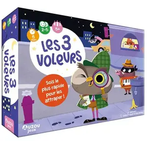 Jeu de cartes Auzou Les 3 voleurs pas cher