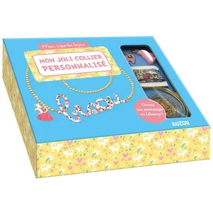 Auzou Éditions Mon superbe bijou - mon joli collier personnalisé pas cher
