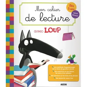 PHILIPPE AUZOU Mon cahier de lecture avec loup