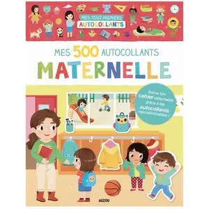 Auzou Editions Mes tout premiers autocollants - mes 500 autocollants - maternelle pas cher