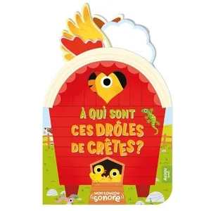 Auzou Eveil Mon coucou sonore - à qui sont ces drôles de crêtes ? pas cher