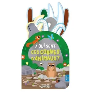 Auzou Éditions Mon coucou sonore - à qui sont ces cornes d'animaux ?