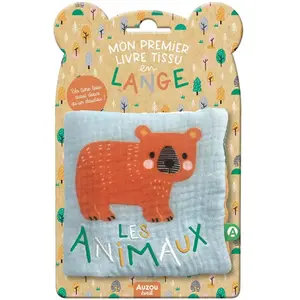Auzou Éditions Mon premier livre tissu en lange - les animaux pas cher