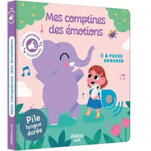 Auzou Éditions Mes premiers sonores - mes comptines des émotions pas cher